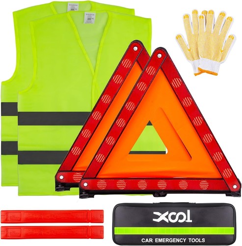 Notfall warndreieck set metall - notfall-warndreieck,