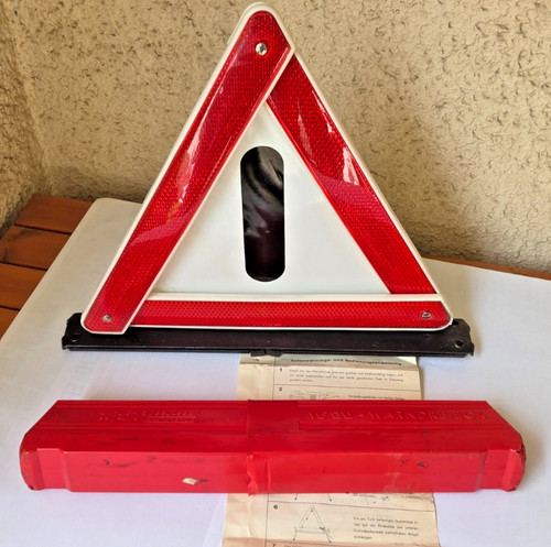 Warndreieck mit beschreibung - mit,