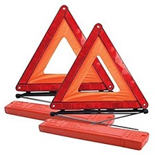 2X WARNDREIECK KFZ AUTO PKW