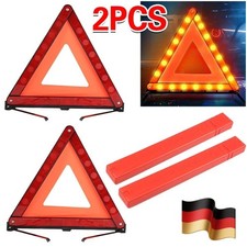 2X Auto Warnweste Warndreieck