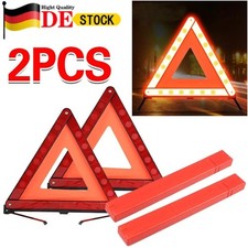 2X WARNDREIECK SET MINI PKW